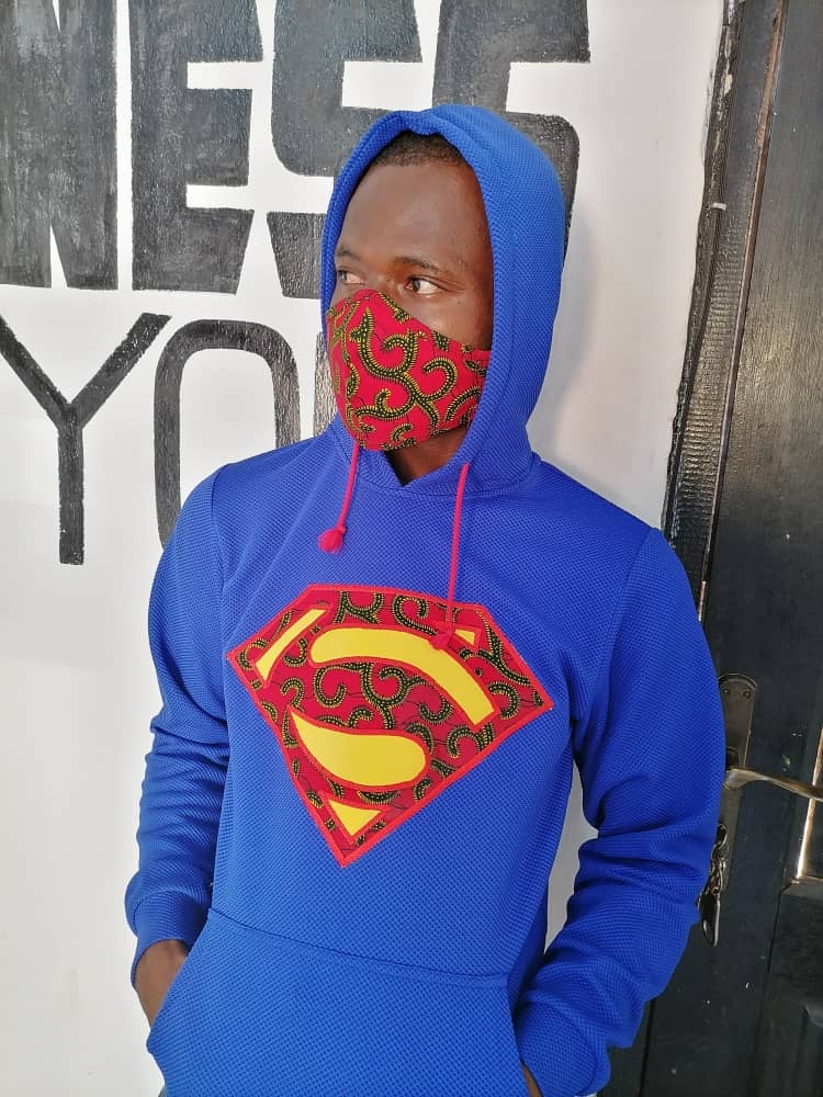 Blue cheap superman hoodie